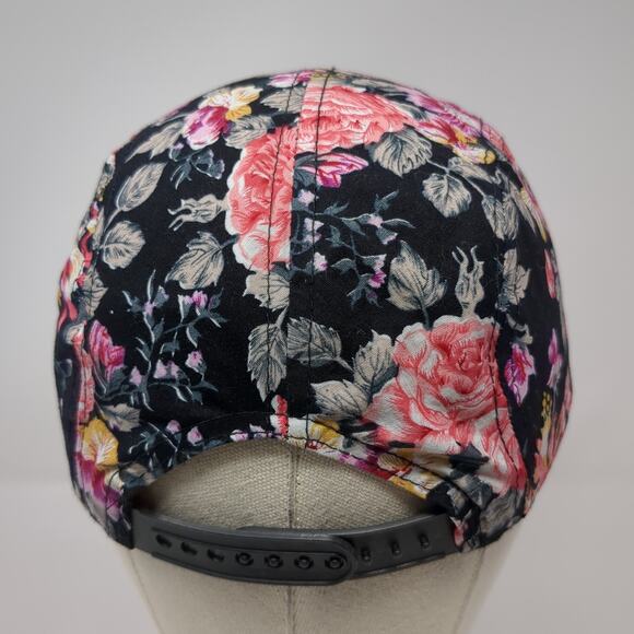 PTO Vallarta Mexico Snapback 5 Panel Cap Multi OS Adjustable Embroidered Floral - Picture 6 of 8